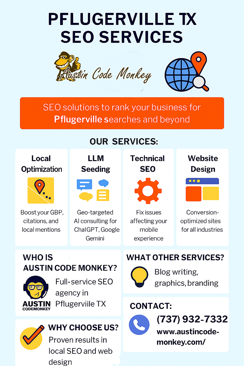 Austin Code Monkey Pflugerville SEO service