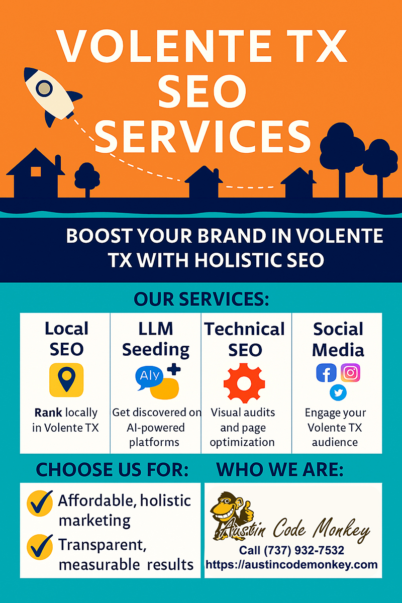 Austin Code Monkey Volente Texas SEO Provider