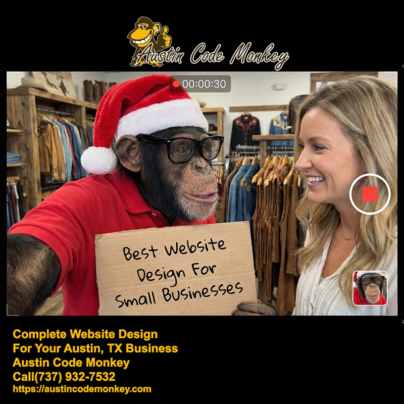 Austin Code Monkey offers Website Design For Small Business