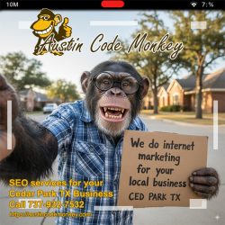 Cedar Park TX local SEO services by Austin Code Monkey.