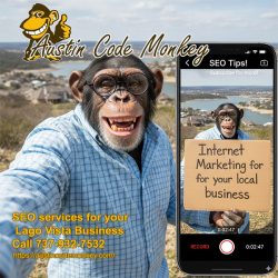Lago Vista TX internet marketing services by Austin Code Monkey.