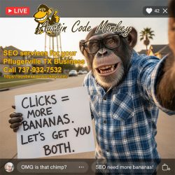 Pflugerville TX SEO services from Austin Code Monkey.