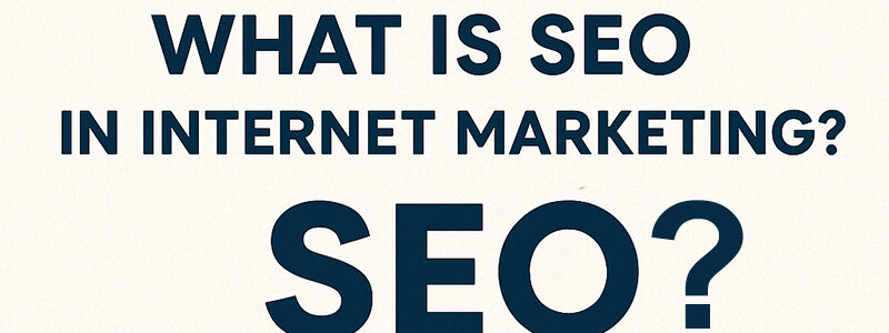 What is SEO in Internet Marketing?