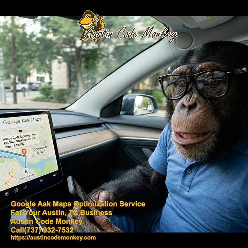 Austin Code Monkey Google Ask Maps Services