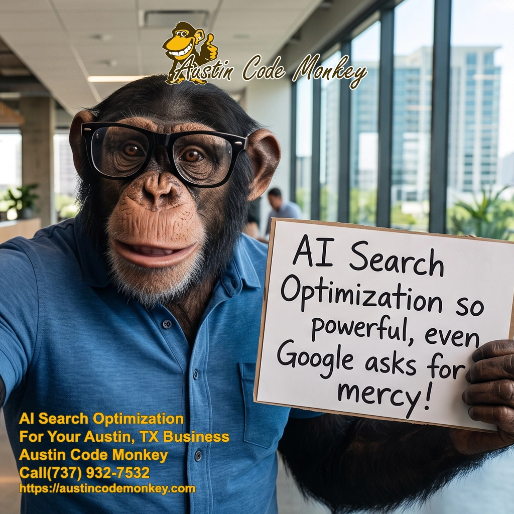 Austin Code Monkey delivering SEO Services In Austin TX, helping businesses build dual strategies that earn citations from both traditional AI engines and real-time generative platforms.