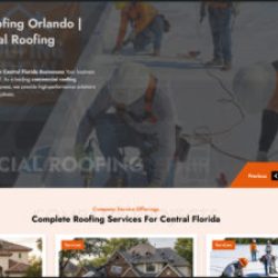 Image of the The Roofing Crew Website